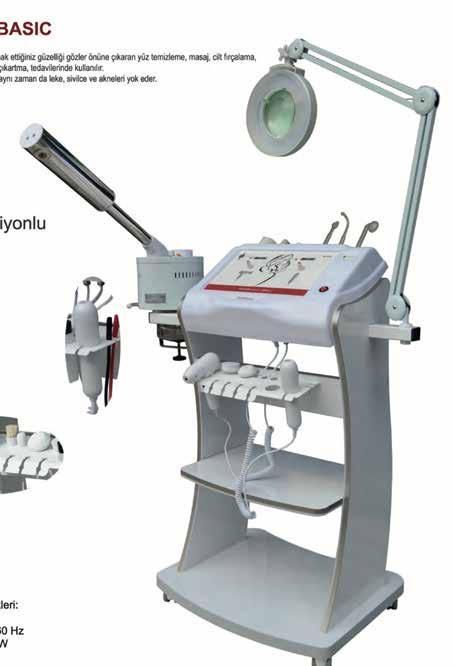 SK505 BASIC 8618-11 5 Farklı özelliği ile hak ettiğiniz güzelliği gözler önüne çıkaran yüz temizleme, masaj, cilt temizleme, leke çıkartma, tedavilerinde kullanılır.