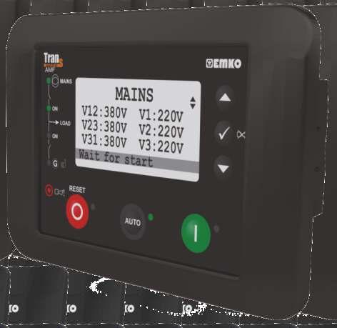 midi Automatic GenSet Controllers with Transfer Switching Parameter configuration via RS3 port of your notebook Authorised access, secure communication Selectable second language Log last 50 events &