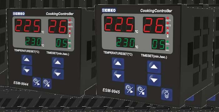 Endüstriyel Mutfak Kontrol Cihazları Unlu Mamül Pişirme Fırınları İçin Kontrol Cihazları ESM99 ESM995 With Buzzer On/Off veya Oransal kontrol seçimi PT00 kablolu veya 3 kablolu sıcaklık girişi