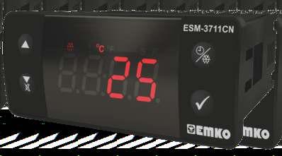 Endüstriyel Mutfak Kontrol Cihazları Tek Ve Çift Set li Soğutma Kontrol Cihazları ESM37CN ESM37CN Kompresör, defrost ve fan kontrolü için üç ayrı çıkış Modbus RTU ile uzaktan erişim, data toplama ve