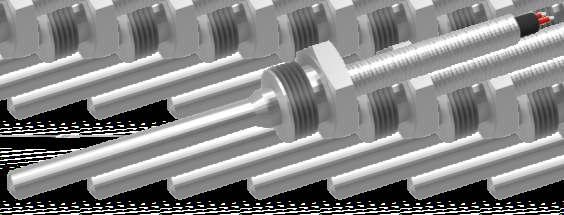 Sıcaklık Sensörleri Termokupllar (TC) Bayonet Tipi (TCR) Bayonet Rekorlu Tip Dalma Boyu (L) (mm) ¼ x 9 / M ~ 33 mm Kablo Boyu (K) (mt) Dalma Boyu (L) (mm) ½ Kablo Boyu (K) (mt) Çap (M) (mm) Çap (M)