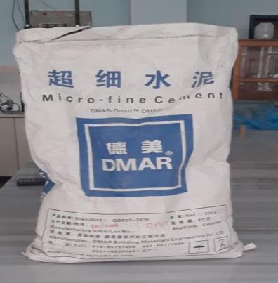 Deneyde Kullanılan Mikro daneli çimento (DMFC-800) Özellikleri: Mikro daneli çimento, ultra ince parçacıklardan oluşan Portland Çimento esaslıdır.