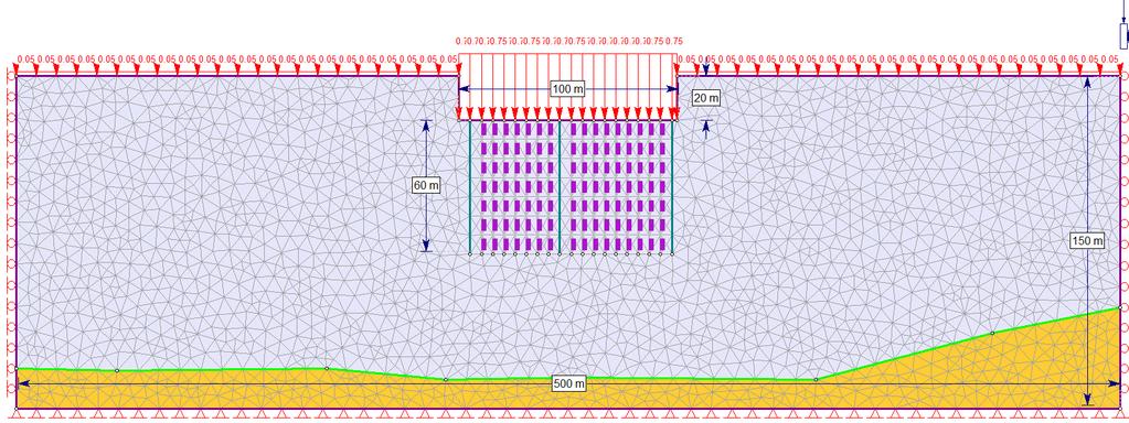 derinlik - 5000 m uzunluk için hazırlanmış model