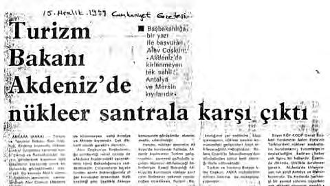 15 Aralık 1978 - Cumhuriyet Gazetesi alması durumunda, büyük kredi kolaylıkları sağlamayı garanti etmiştir.