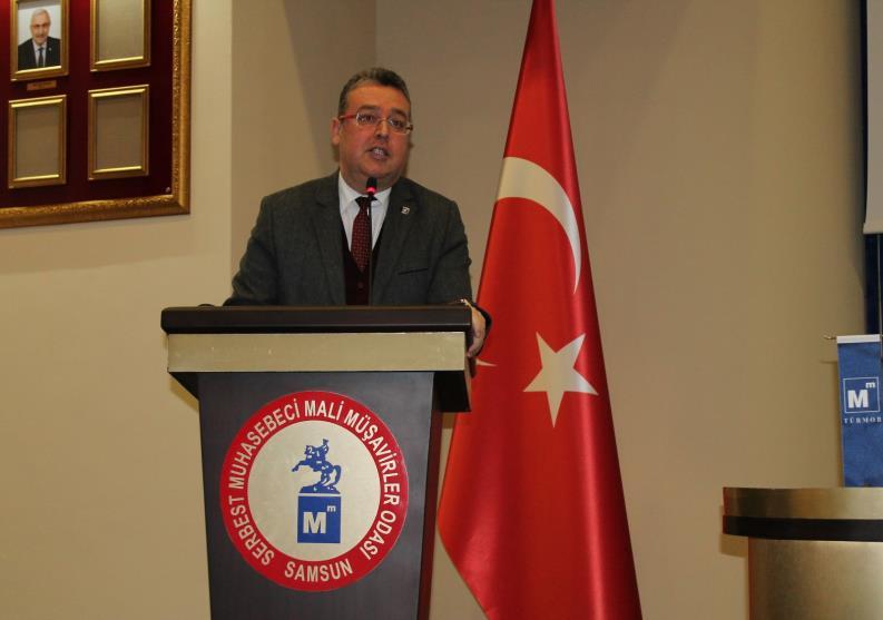 Oda Başkanı Bahadır BAŞ, Samsun SMMM Odası nda Düzenlenen