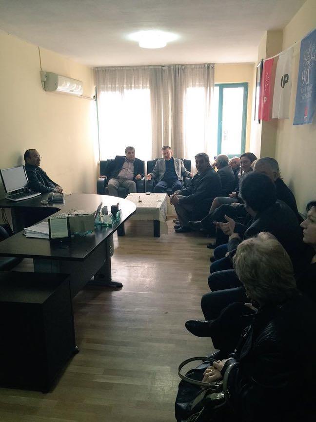 5. Akdeniz CHP İlçe örgütünü ziyaret ederek 2015 Genel Seçimlere yönelik yöneticilerle ve partililerle toplantı yaptı. (02.03.2015) 6.