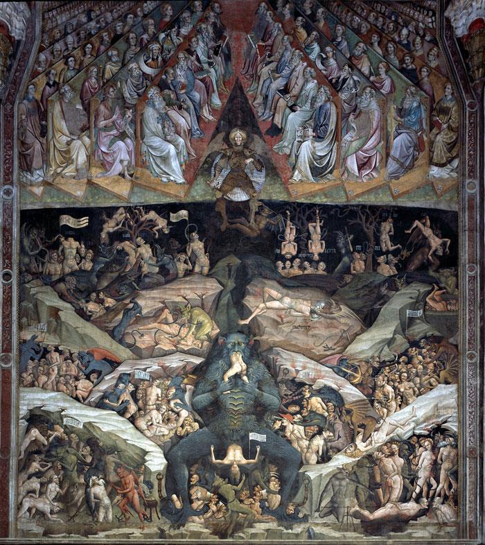 Resim 13: Giovanni da Modena, Cehennem, detay, 1410, Bolognini Şapeli. Erişim Tarihi: 27.11.2018. http://www.poderesantapia.com/art/giovannidamodena.