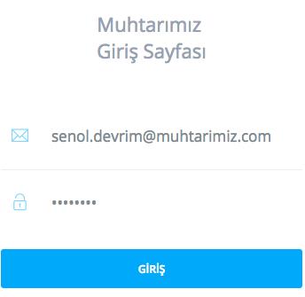 MUHTARIMIZ SİSTEMİNE NASIL GİRİŞ YAPABİLİRİM? muhtarimiz.com anasayfasında üstteki menüde bulunan GİRİŞ YAP butonuna tıklayınız.