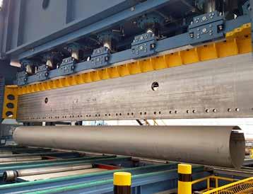 Cimtas Boru, Fitting Üretim Tesisi, ½ inç ile 60 inç çap aralığında sıcak ve soğuk şekillendirme uygulanarak ürettiği 2.750 ton (29.