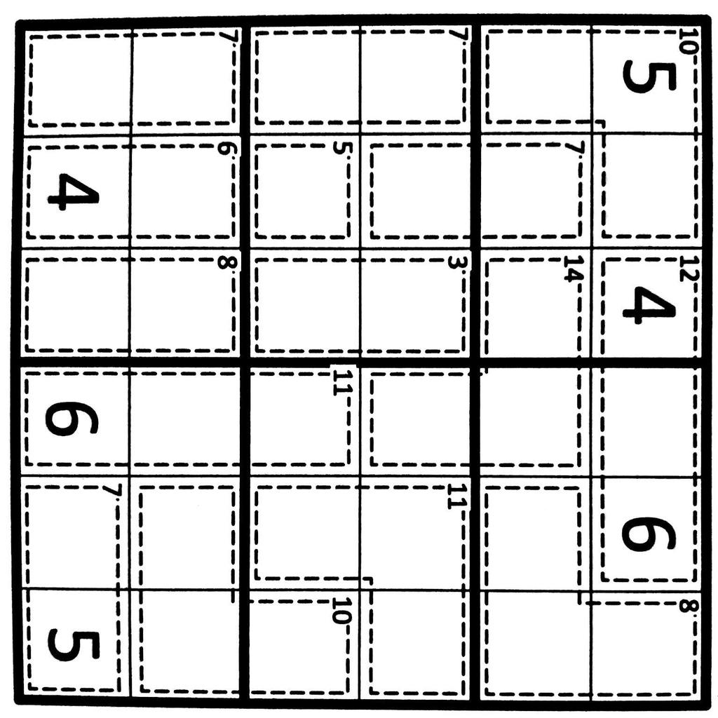 SORU 2 Her satırda, her sütunda ve kalın çizgilerle belirlenmiş her bölgede 1 den 6 ya tüm rakamları tam olarak bir kez yer alacak şekilde ilgili