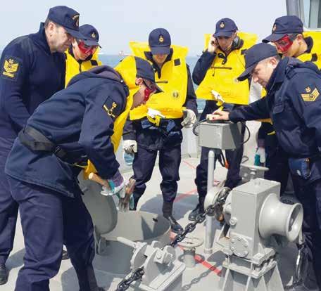 Elektronik Teknolojisi Deniz Kuvvetleri Komutanlığının yüzer ve kara birliklerinde görev alacak Harekât Elektronik, Silah Elektronik, Makine