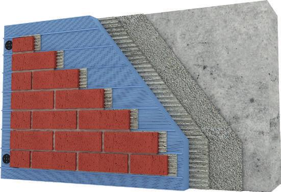 İZOKLİNKER ISI YALITIM SİSTEMLERİ // IZOKLINKER HEAT INSULATION SYSTEMS Yüzeyine Işıklar kaplama tuğla ölçülerine uygun kanallar açılarak montaja uygun hale getirilen EPS (beyaz/karbonlu) ve XPS