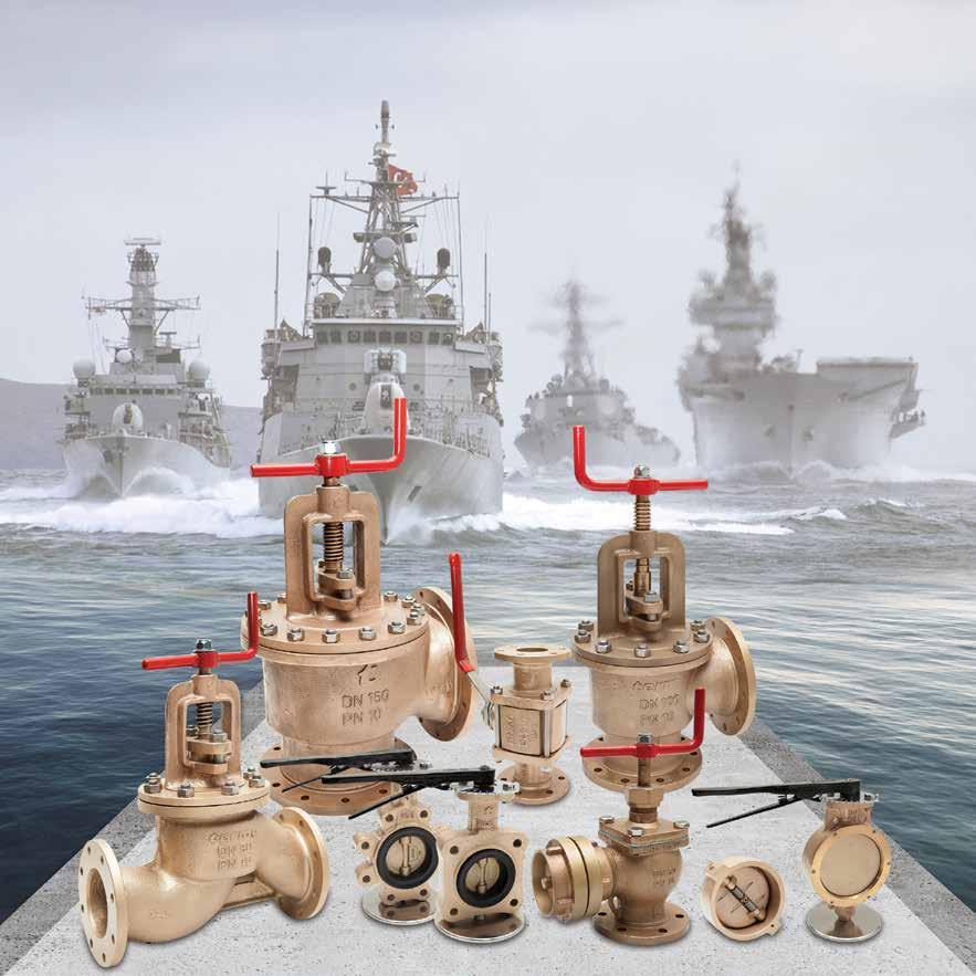 VANA ve ARMATÜRLERİ VALVES and ARMATURES DENİZCİLİK SEKTÖR VANALARI MARINE & NAVY VALVES TYPE APPROVAL