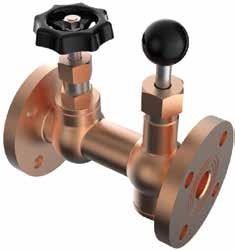 Çiftli Dreyn Vanası Duplex Drain Valve PN 16 YVDC83F 01 Gövde / Body 02 Kapak / Bonnet Rg5 / GGG 40.3 / Rg 10 (CuSn1OZn) 03 Conta / Gasket KLINGRIT (n Asbestos) 04 Salmastra / Packing TEF