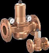 Basınç Düşürücü-Flanşlı Pressure Reducing Valve-Flanged PN 16 YDBA82F 01 02 03 04 Gövde Body İç parçalar Internal parts Yay Spring Süzgeç Strainer CC449K Bronz CC449K Bronz Yay çeliği Spring steel