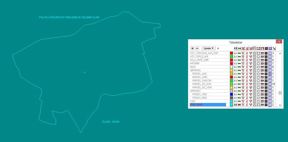 Yüklenen verilerde geçersiz geometriler