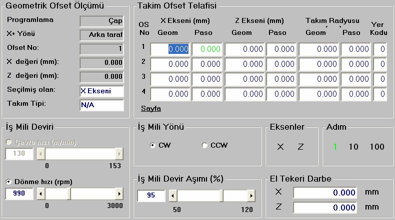 TUŞU İLE YENİR BİR MENÜ EKRANA GELİR. YENİ BİR ALT MENÜ OLUŞUR.