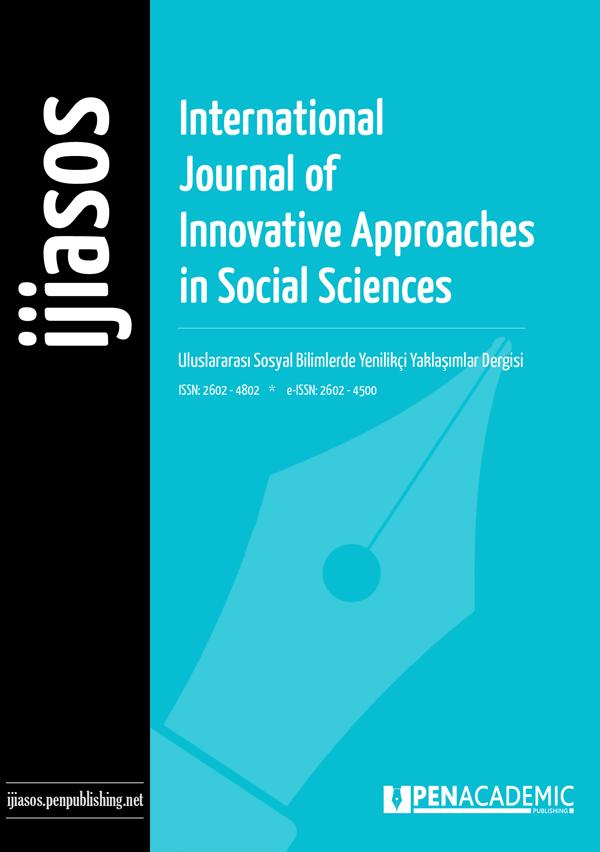 International Journal of Innovative Approaches in Social Sciences Volume 2, Issue 1 March 2018 ijiasos.penpublishing.