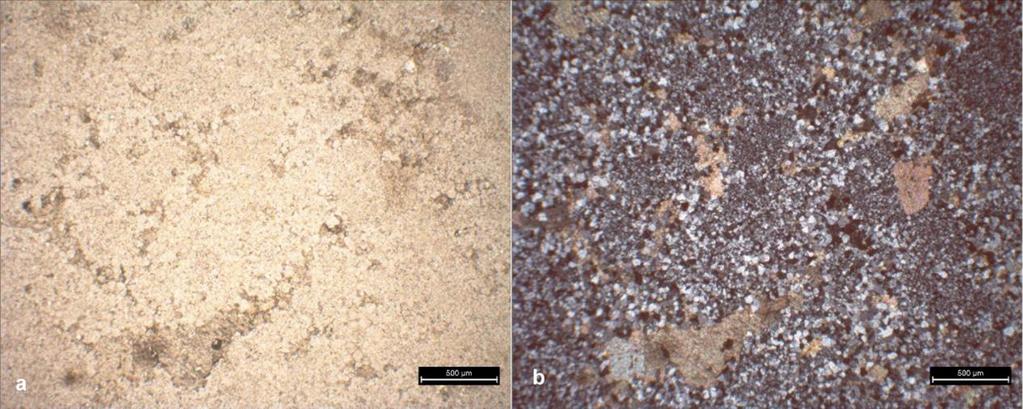 Pöhrenk bölgesinde florit mineralleşmesi boşluk dolgusu veya damarlar şeklinde izlenmiştir. Yer yer çatlaklar içerisinde silisleşmeler mevcuttur.