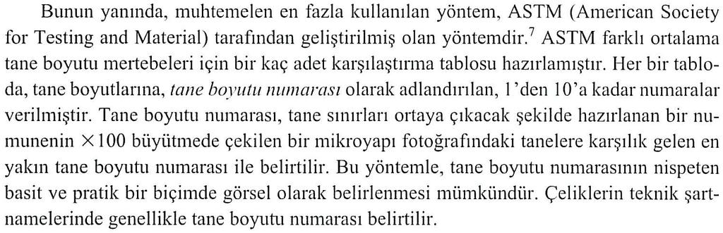 4. Mikroskobik İnceleme Yöntemleri: Elektron Mikroskobu Çok kristalli malzemelerin özellikleri açısından genellikle tane boyutunun