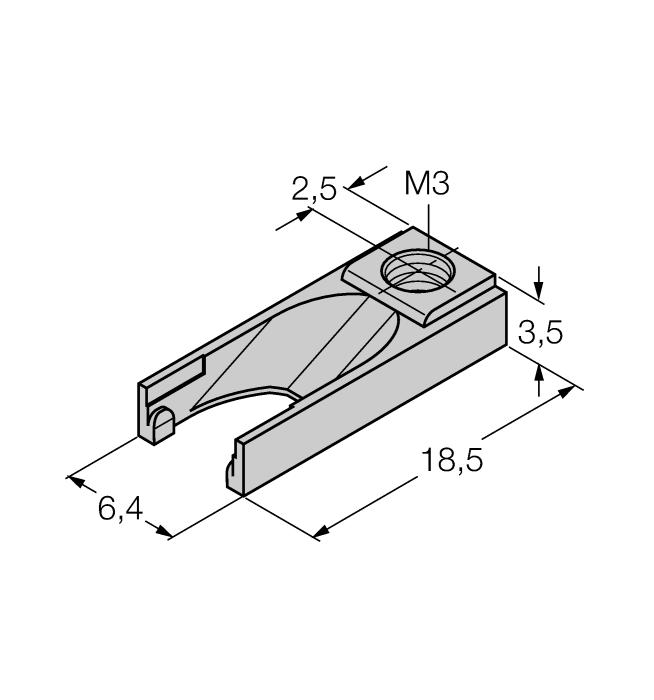 olarak diğer silindir çapları için ilave montaj aksesuarları KLZ2-INT 6970411 BIM-INT ve BIM-UNT sensörlerini rot kolu silindirler üzerine monte etmek için aksesuarlar; Silindir çapı: 50 63 mm;