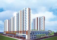 000 m2 total construction area, on 32.000 m2 area, 24 floor,6 blocks and totally 1.154 flats and approximetly 200 offices are built.