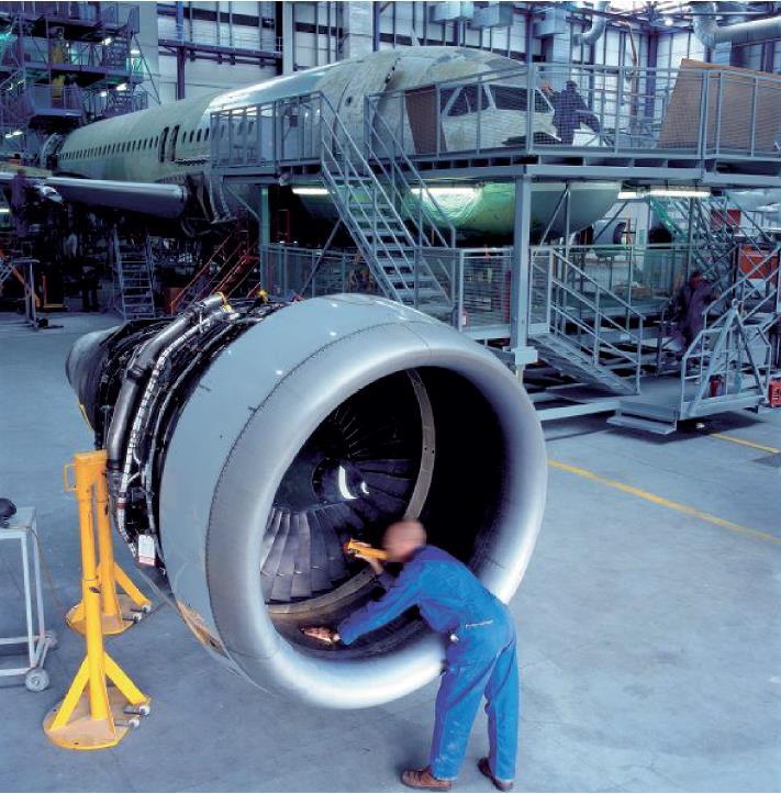 Modern ticari uçaklarda kullanılan jet motorları, hem pompa