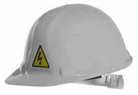 Yüksek gerilim hatlarında kullanıma uygun elektrik izoleli baret.
