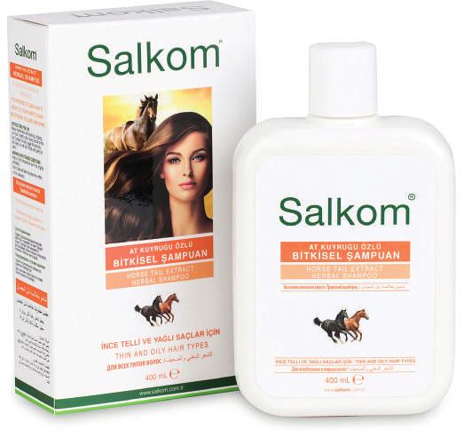 AT KUYRUĞU ÖZLÜ BİTKİSEL ŞAMPUAN / HORSE TAİL EXTRACT HERBAL SHAMPOO / НА ОСНОВЕ КОНСКОГО ХВОСТА/ ТРАВЯНОЙ ШАМПУНЬ / / 400 ml Atkuyruğu özü saçlı deride kan dolaşımını güçlendirerek saçın besin