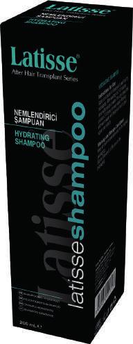 LATİSSE NEMLENDİRİCİ ŞAMPUAN / LATISSE MOISTURIZING SHAMPOO / / 100 ml İçeriğinde yer alan D-Panthenol ile saç ekimi yapılan bölgede tahriş olmuş cildi yeniden yapılanması sağlarken aloe barbadensis