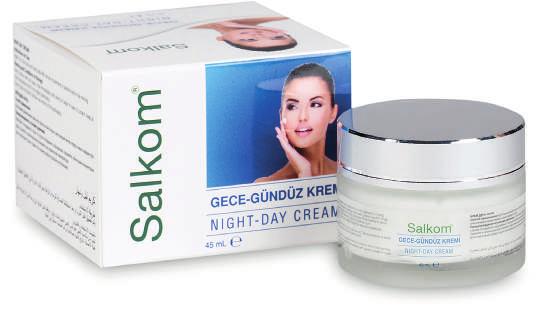 GECE-GÜNDÜZ KREMİ / NIGHT-DAY CREAM / УВЛАЖНЯЮЩИЙ ДНЕВНОЙ-НОЧНОЙ КРЕМ / / 45 ml Zengin içeriği ve kadifemsi dokusu ile Yoğun tempodan yorulan, dış etkenlere doğrudan maruz kalan cildinizin bakımı