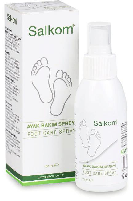 AYAK BAKIM SPREYİ / FOOT CARE SPREY / ОСВЕЖАЮЩИЙ СПРЕЙ-ДЕЗОДОРАНТ ДЛЯ НОГ/ / 100 ml Gün boyu kapalı ortamda bulunan, terleyen, yorulan ayaklarınızın istenmeyen kokularına son vermeniz ve kendinizi