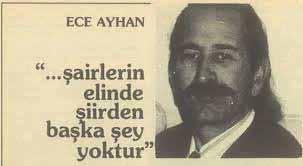 Tanımı Ece Ayhanı pek güzel anlatır 08 Kasım 2018 - Perşembe ÇELİK ECZANESİ ARMAĞAN İLCİ MAHALLESİ SERDAROĞLU CADDESİ Kurucusu: Mustafa Kemal Taraşlı / Kuruluş Tarihi : 4 Nisan 1954 Burdur Medya