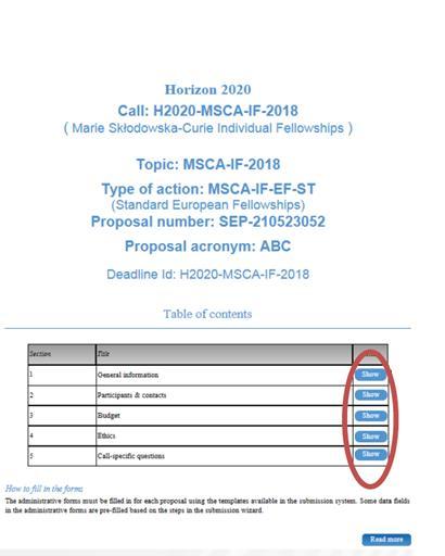 PART-A: Proposal Submission Form 1.General information 2.