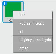 8 Kuklamızın adını Yeşil olarak değiştirelim.