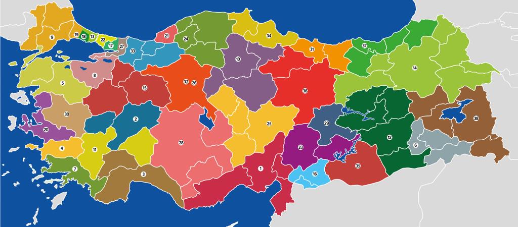 Şubelerimiz Türkiye Genelinde 35