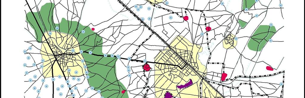 Harita Ağırlıkları Ve Özellik Puanları Tabaka Puan Tabaka Kent < 1 km 1-2 km 2-3 km 1 2 Deponi alanı seçimi için verilen kısıtlamalar, en çok ve en asgari 3 yerlerin bulunması görevi harita 3-4 km