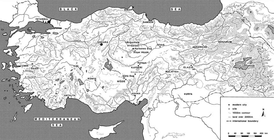 Atalan Çayırezmez et al. 89 Figure 1. Location map of Kerkenes. Şekil 1. Kerkenes in yer bulduru haritası.