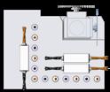 adet kanal testeresi Ø 125 mm (0 / 90 ) Delik kafası V12/H6 [5-eksenli versiyonu] 18