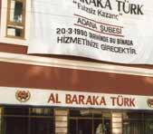 1998 Visa ile yaptığı anlaşma sonrası kredi kartı hizmeti de sunmaya başlayan Albaraka Türk ün şube sayısı 22 ye ulaştı.