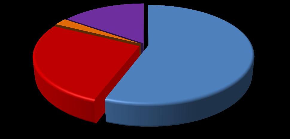 Yabancı Uyruklu Akademik Personel 2% Sürekli İşçi 15% İdari Personel 27% Akademik Personel 56% Şekil 4. Akademik, İdari ve Sözleşmeli Personel Dağılımı Tablo 10.