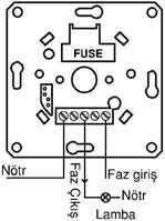 hareket dedektörü dimmer (600 W) WDE SN4 430 AFT WDE SN4 4220 AFT WDE SN4 430 2 AFT WDE