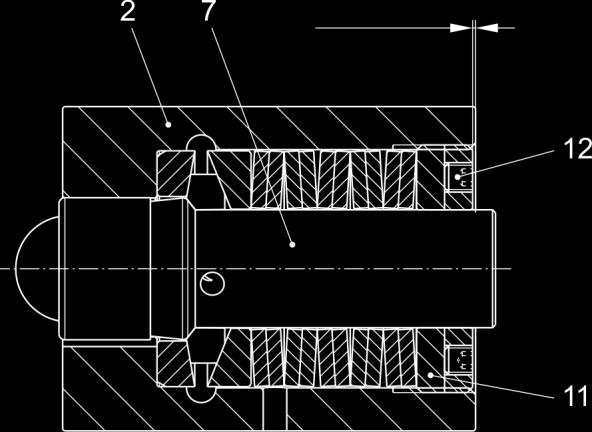 Elastik kaplin parçası (Parça 14-20), basit geçme kaplin olarak tasarlanmıştır ve eksenel, radyal ve açılı mil kaymalarını dengelerken, kaymaların toplamı %100'ü aşmamalıdır.
