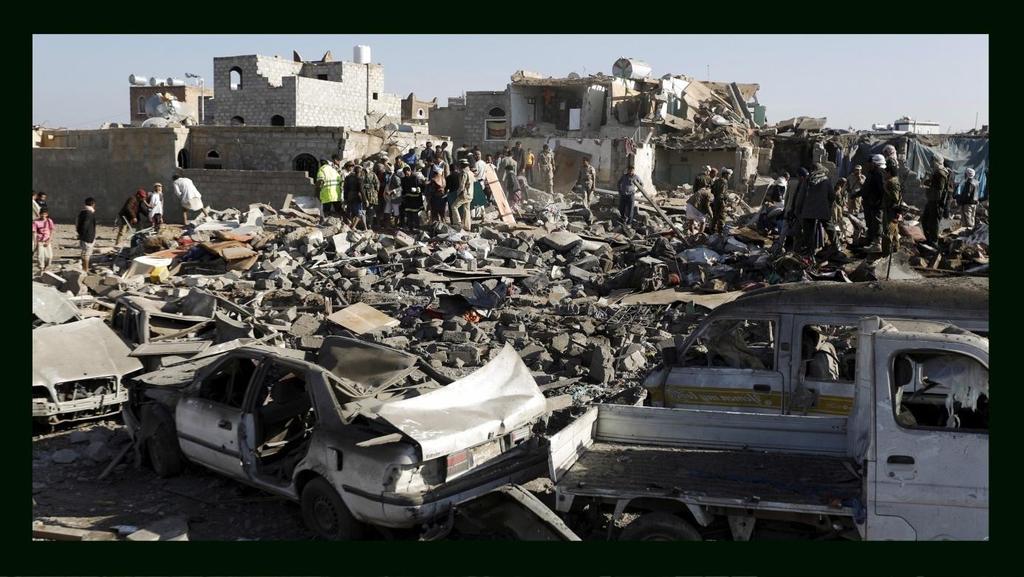 Suudi Arabistan, daha önce Yemen el-kaidesini vurmak adına Yemen de operasyonlar yapan ABD nin desteğini almak suretiyle Husîlere karşı uçaklarla bombalamalar yaparak savaşa hava gücüyle katılmıştır.