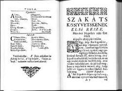 Pirinç Bu 1680 yılında yayınlanmış Macarca