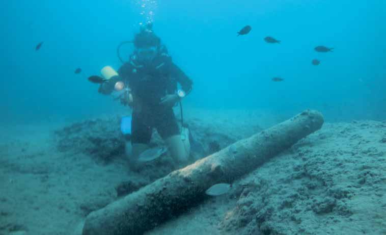 Denizcilik Arkeolojisi Dergisi SURVEY AREAS AND FINDINGS: Summer season does not provide sufficient conditions for underwater surveys on central and eastern shores of Mersin, similar to Adana shores,