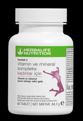 Formül 2 Vitamin ve Mineral Kompleks Erkekler ve Kadınlar için FORMÜL 2 VİTAMİN