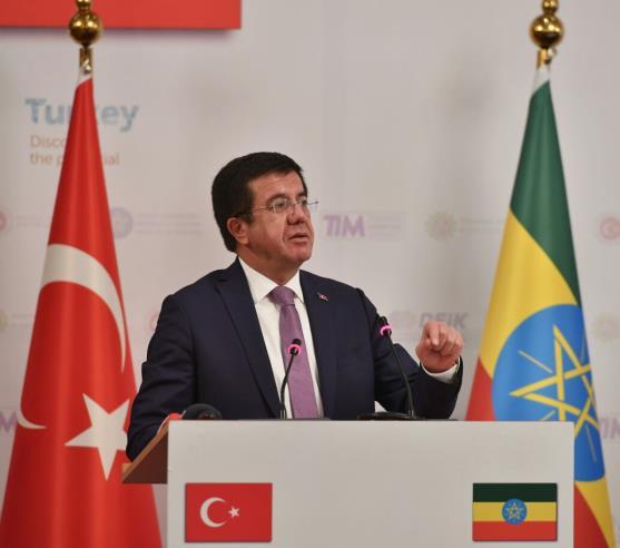 T.C. Ekonomi Bakanı Nihat Zeybekci ise konuşmasında, 2003 yılında Cumhurbaşkanı Recep Tayyip Erdoğan ın başlattığı Afrika Açılımı nda bugün önemli bir noktaya gelindiğini; THY nin neredeyse Afrika