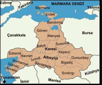 Çayı, Atnos Çayı, Üzümcü Çayı ve Kille Deresi'dir. İlin düzlük yerleri olduğu kadar dağlık kısımları da vardır. İlin en yüksek noktası 2089 metre ile Dursunbey ilçesinde bulunan Akdağ tepesidir.