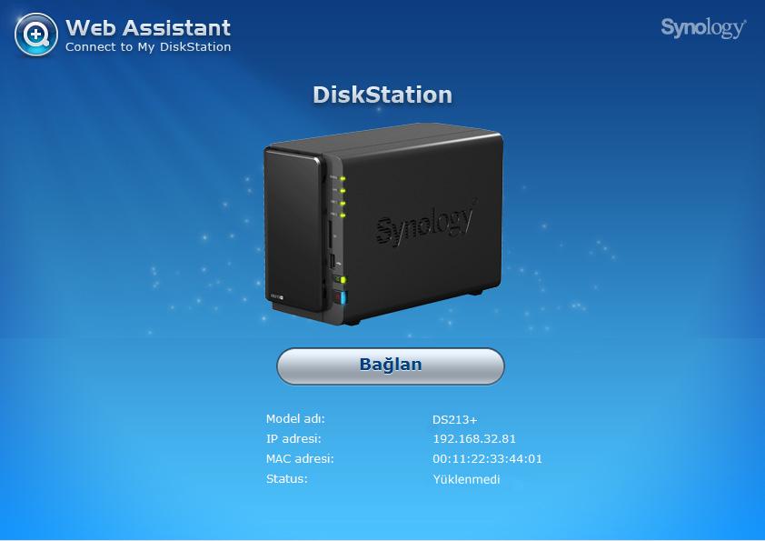 Bölüm DiskStation'a DSM yükleyin Bölüm 3: 3 Donanım kurulumu tamamlandıktan sonra, DiskStation Manager (DSM) işletim sistemi kullanmadan önce DiskStation'a kurulmalıdır. İki kurulum yöntemi vardır.